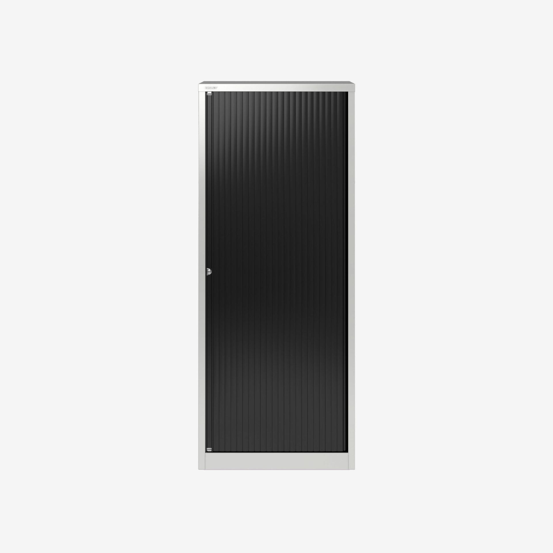 Wholesale Tall Tambour Unit in Traffic White | Bisley Direct