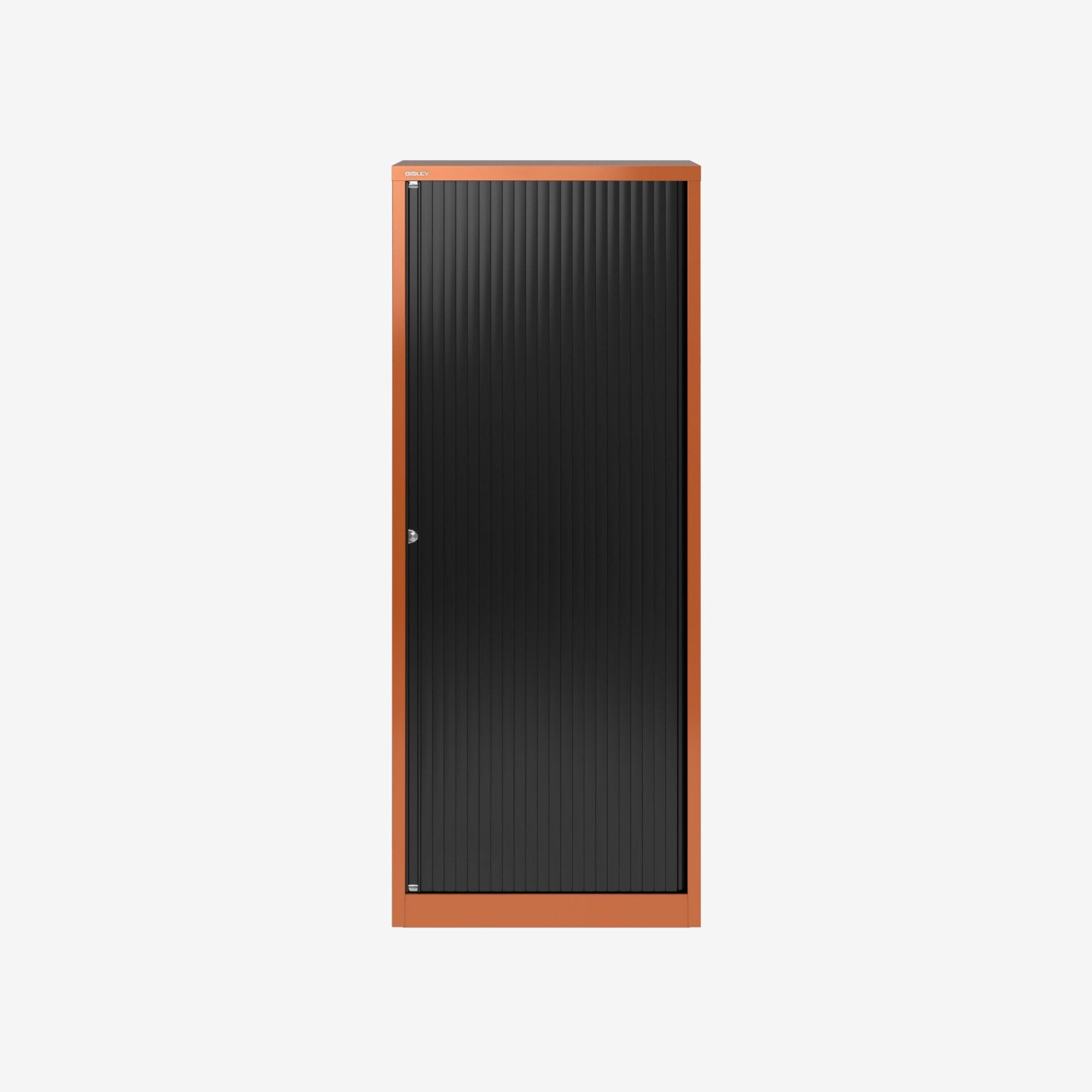 Wholesale Tall Tambour Unit in Orange | Bisley Direct