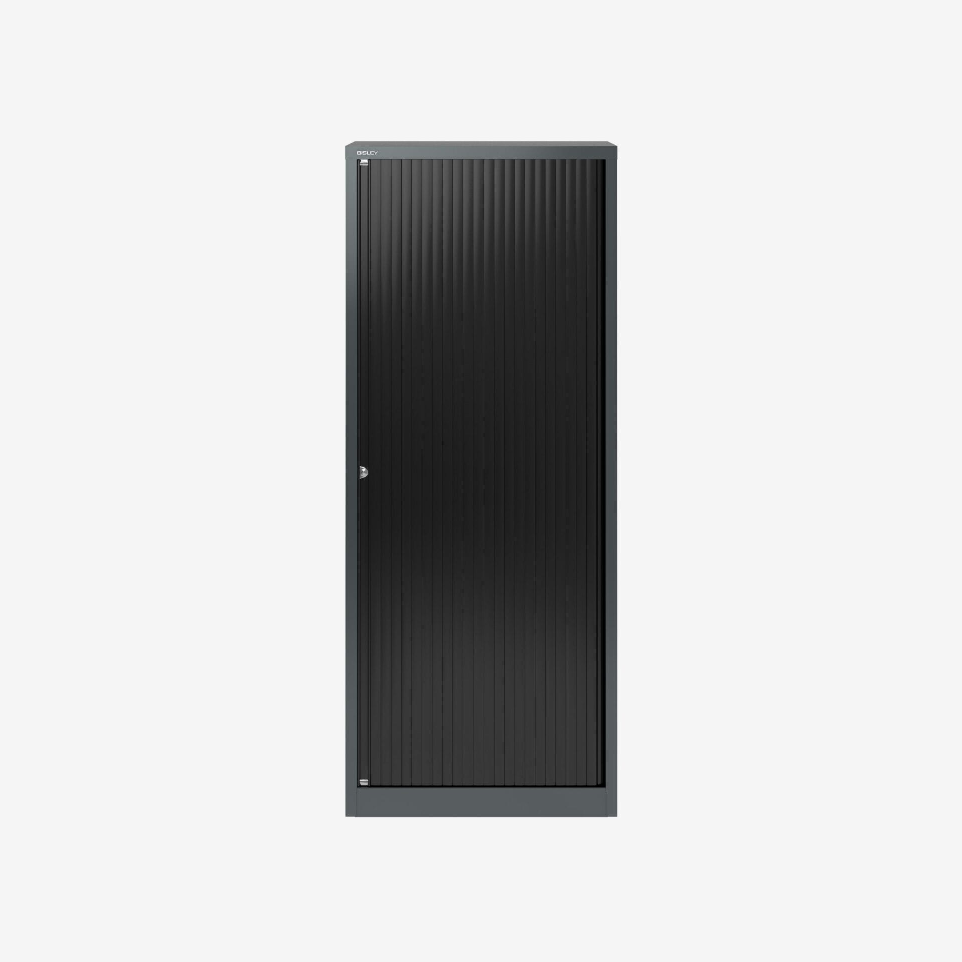 Wholesale Tall Tambour Unit in Anthracite Grey | Bisley Direct