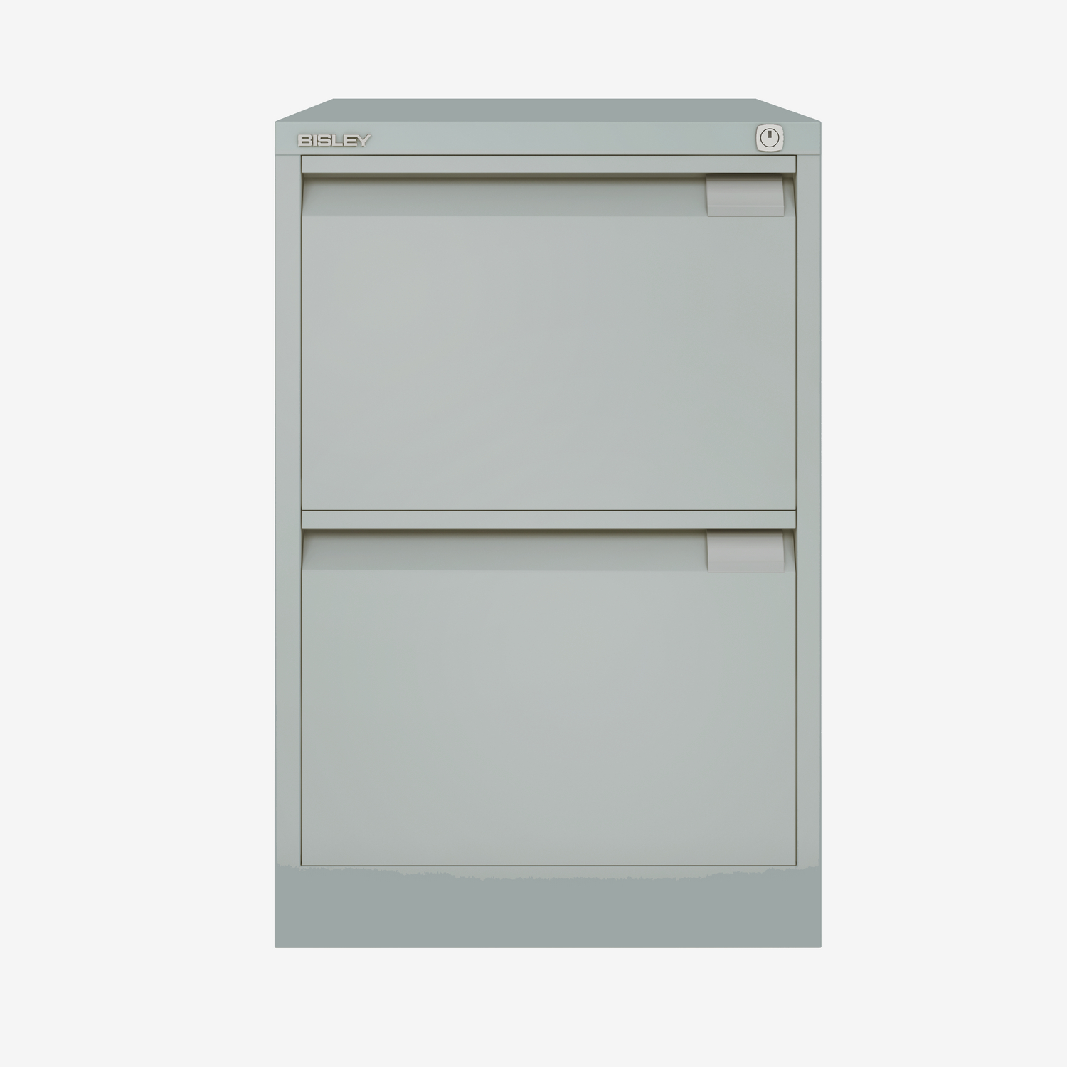 Shop Wholesale Foolscap 2 Drawer Filing Cabinet in Goose Grey | Bisley Direct