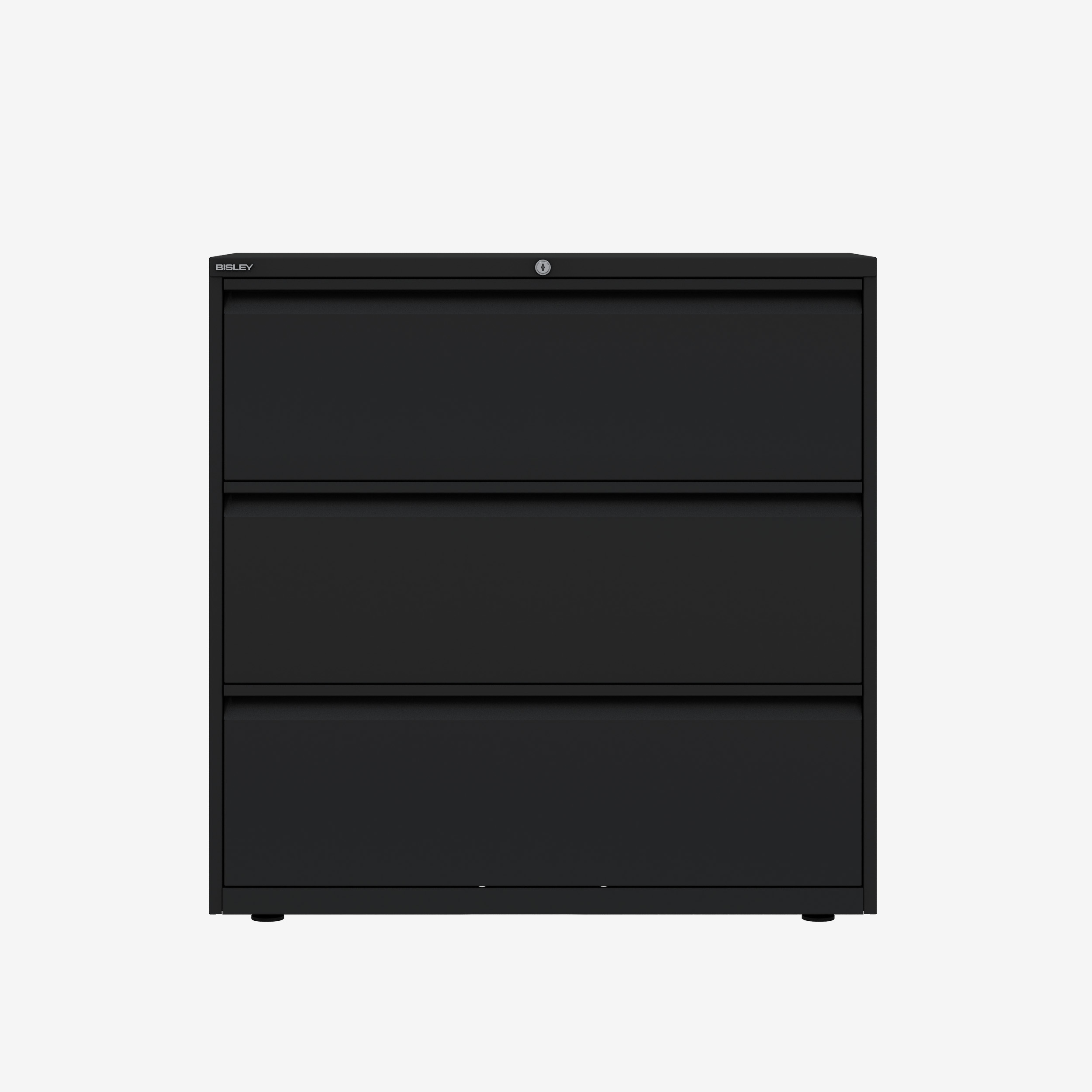Bisley Wholesale 3 Drawer Side Filing Cabinet 1000MM in Oxford Blue | Bisley Direct