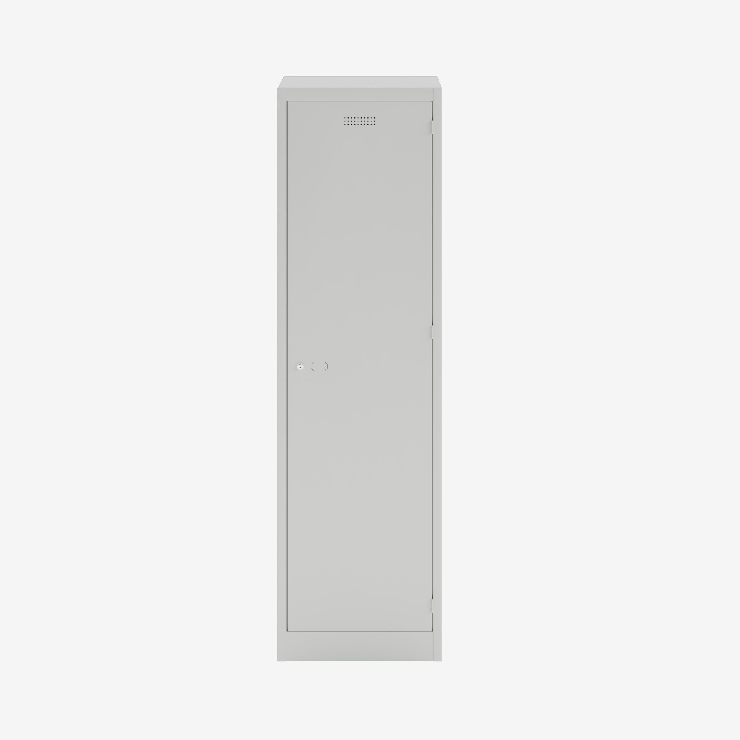 1750mm High Single Door Locker in Light Grey | 1 Compartment Locker