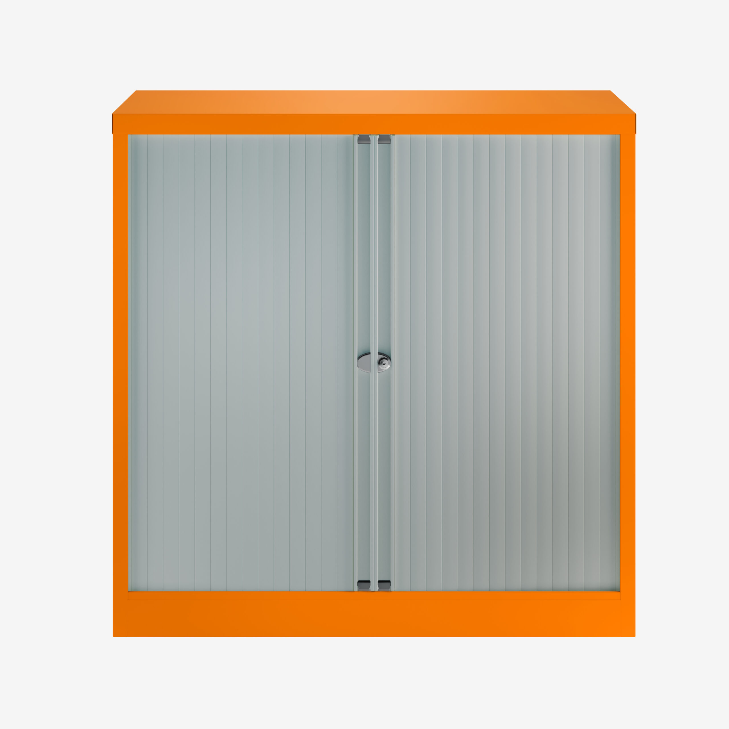 Wholesale 1000mm Wide Tambour Unit in Orange | Bisley Direct