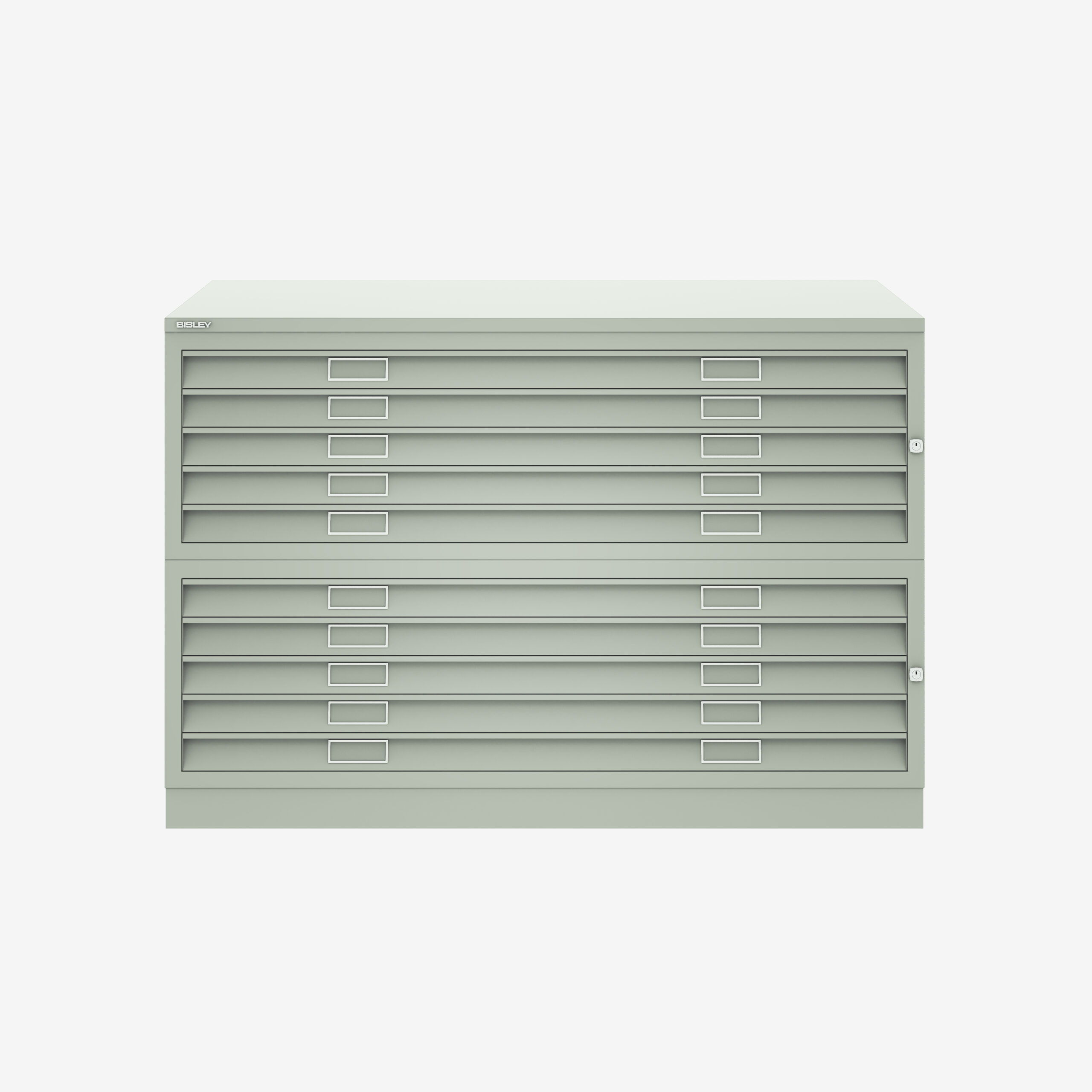 Bisley 10 Drawer Cabinet in Regent | A0 Filing Cabinet | Bisley Direct