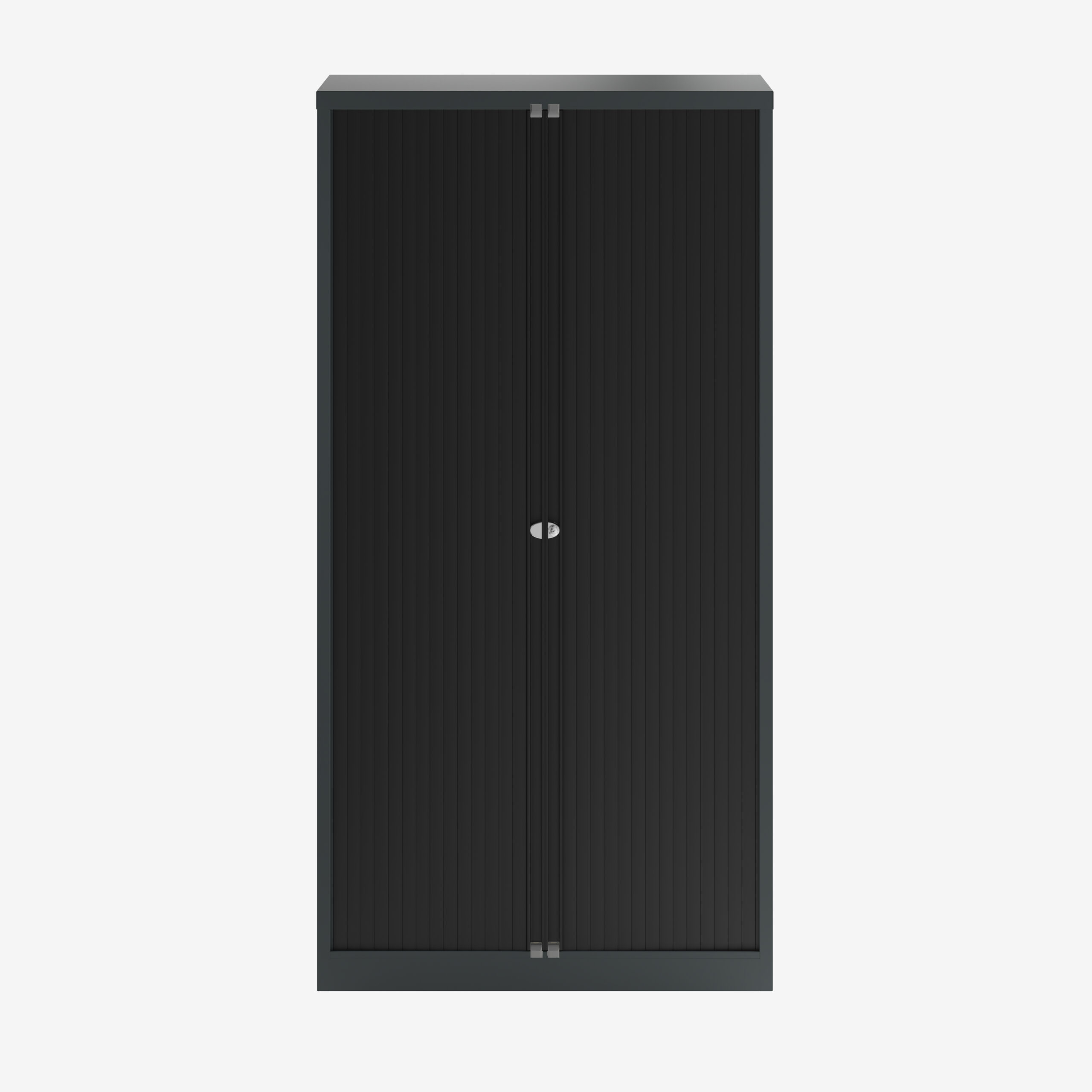 Wholesale Tall Tambour Unit for Office Storage in Anthracite Grey | Bisley Direct