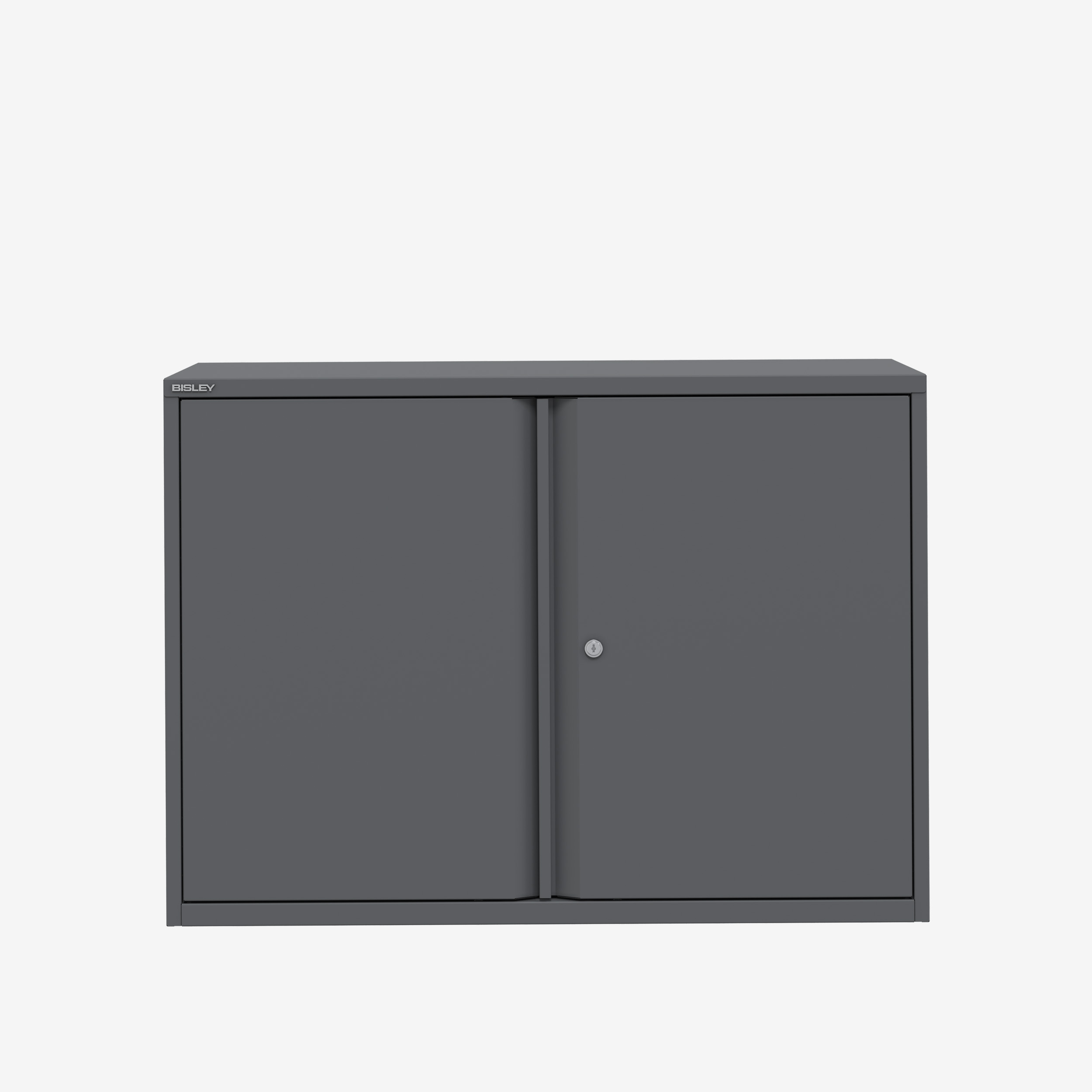 1000MM Wide Small Lockable Storage Cabinet in Anthracite Grey | Bisley Direct