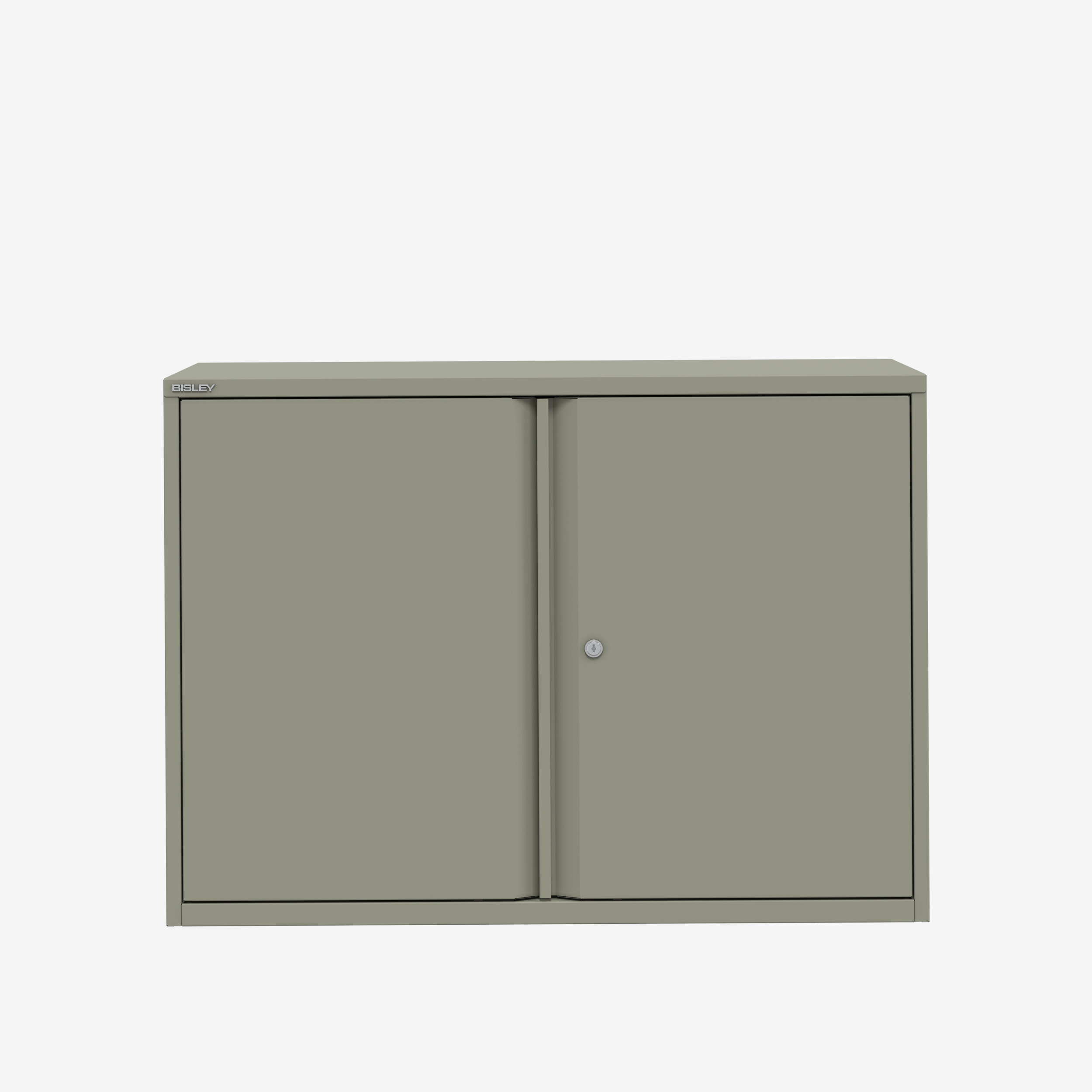 1000MM Wide Small Lockable Storage Cabinet in Goose Grey | Bisley Direct